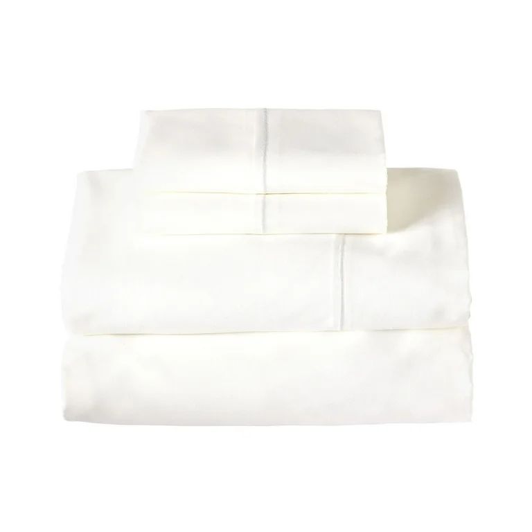 Better Homes & Gardens 400 Thread Count Performance Hygro Cotton Sheet Set, Arctic White , Full | Walmart (US)