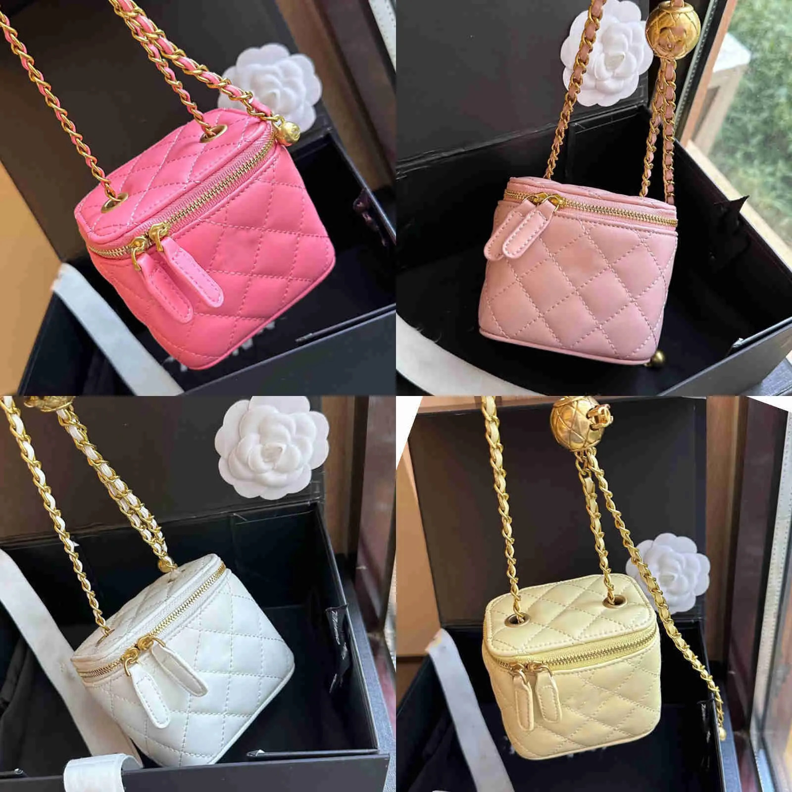 Cases Makeup bag Designer Micro Vanity Bag Mini Cosmetic Bag Crossbody Shoulder Designer Tiny Cos... | DHGate