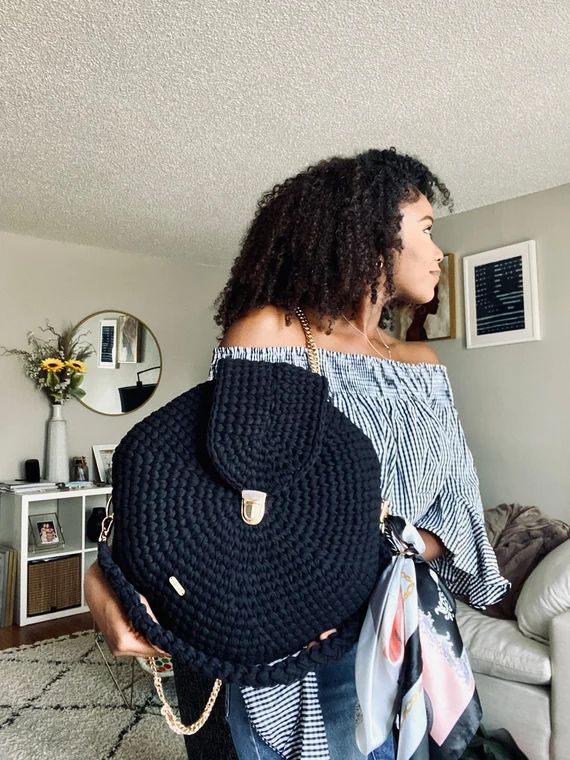 Luxury Handmade Crochet (The Naho) Backpack | Etsy (US)