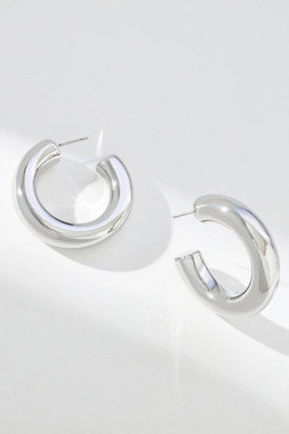 Large Tube Hoop Earrings | Anthropologie (US)