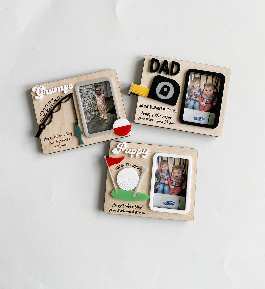 Father's Day Fridge Photo Magnet | Father's Day Gift | Gift for Dad | Gift for Grandpa | Photo Fr... | Etsy (US)