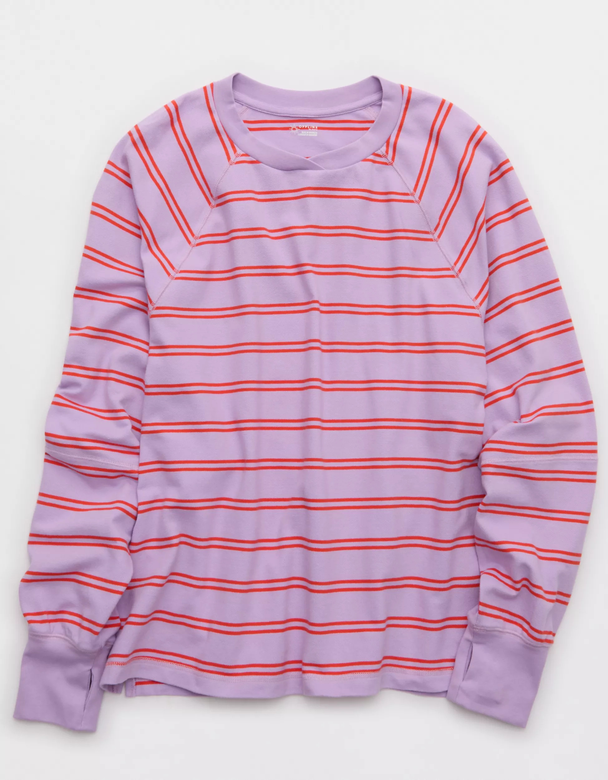 OFFLINE By Aerie Pique Long Sleeve T-Shirt | Aerie