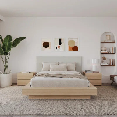 Julian 4-Piece Upholstered Queen Size Bedroom Set | Wayfair North America