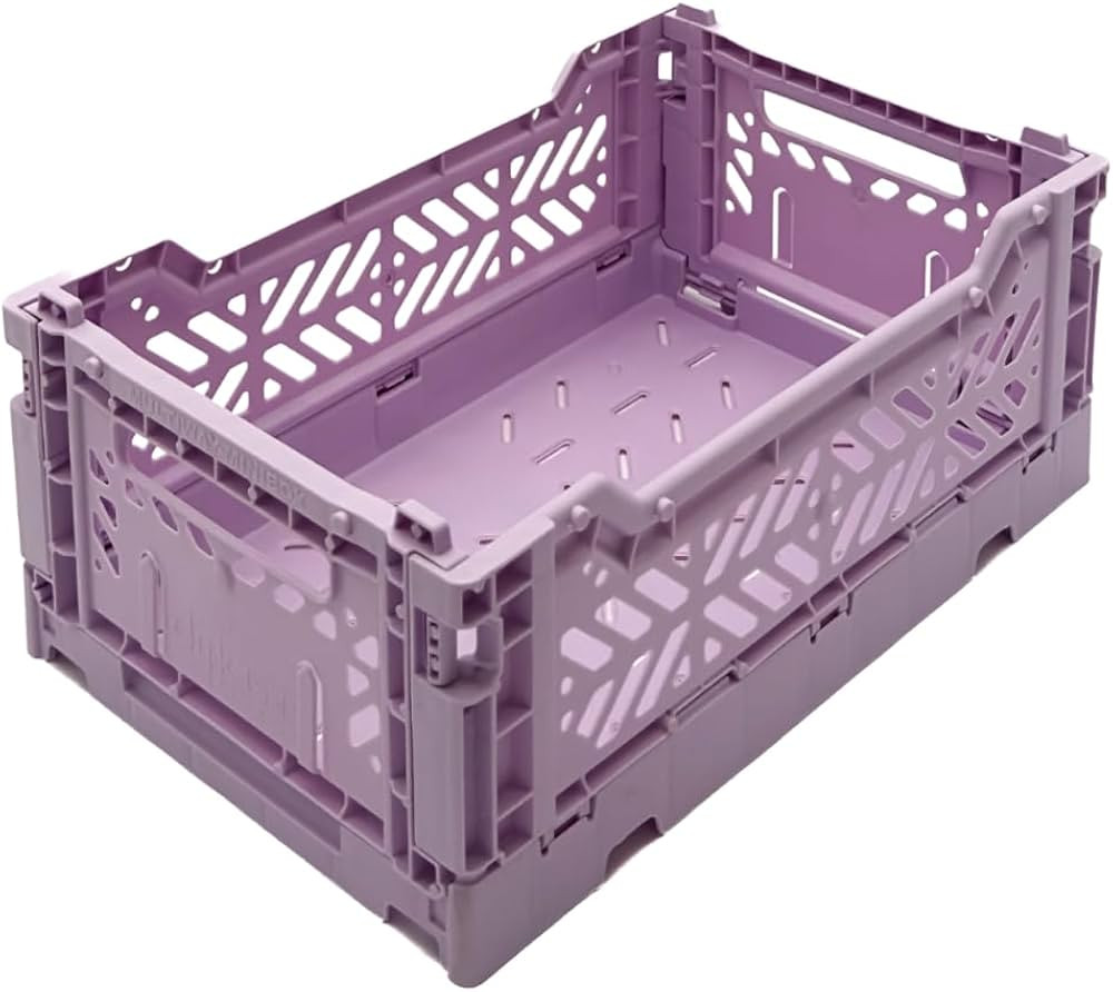 Aykasa Collapsible Storage Bins, Plastic Crate for Storage, Collapsible Crate, Utility Stackable ... | Amazon (US)