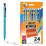 BIC Xtra-Strong Thick Lead Mechanical Pencil, With Colorful Barrel Thick Point (0.9mm), 24-Count ... | Amazon (US)