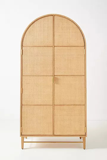 Wallace Cane and Oak Armoire | Anthropologie (US)