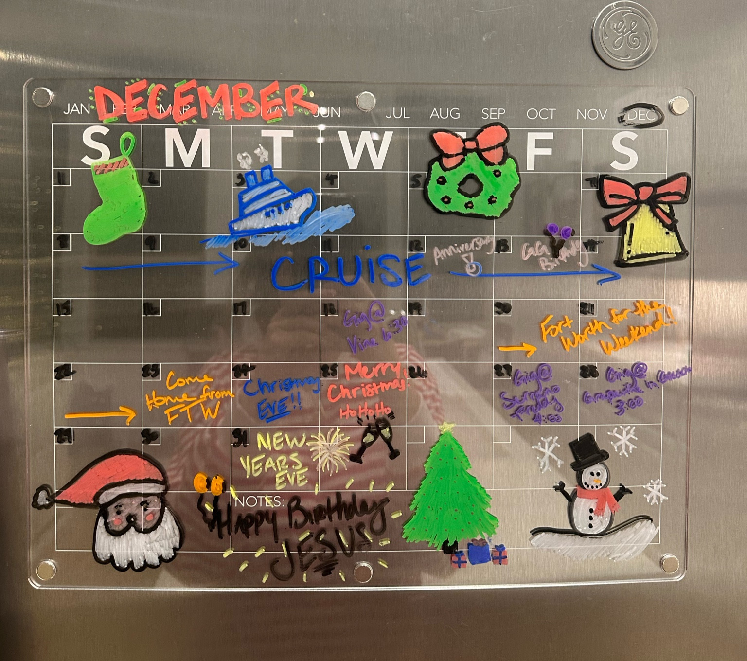 I’m trying to be THAT MOM and be cute for my kids but also be better about writing things down. This refrigerator calendar is one of my son’s favorite things to look at everyday. I’m no artist, but it sure is fun to try to make it cute for my kids!!! Would be a great gift for someone who needs to be more organized too. Comes with markers! And it’s under $20!!!!

#LTKFamily #LTKHome #LTKGiftGuide
