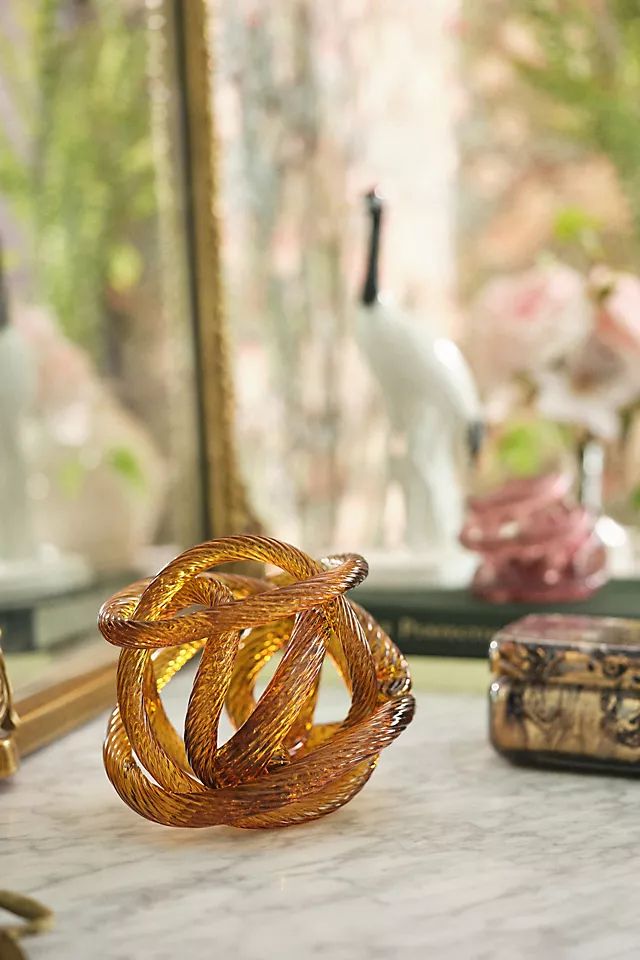 Glass Knot Decorative Object | Anthropologie (US)