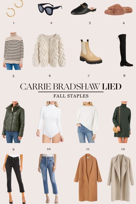 My fall staples and why - full list on CarrieBradshawLied.com! 