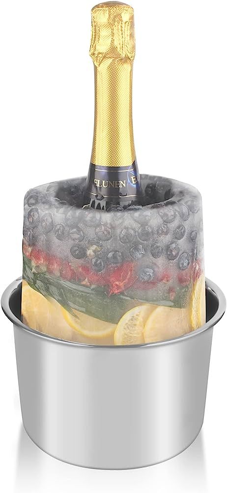 Champagne Ice Bucket, Wine Chiller Ice Mold, Bucket Ice Mold, Diy Kinds of Ice Buckets You Like, ... | Amazon (US)