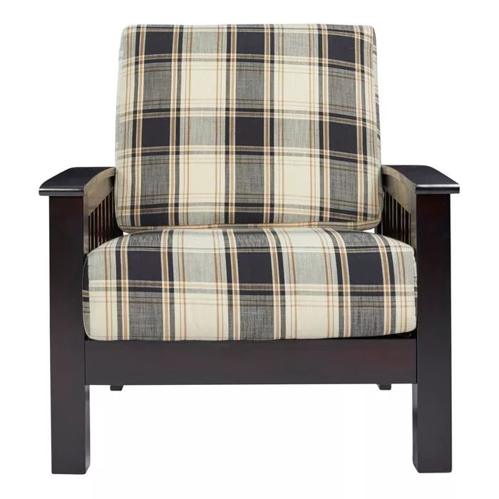 Maison Hill Mission Style Armchair - Brown / Black - Handy Living | Target