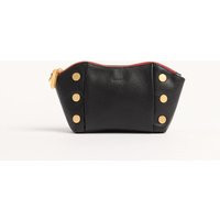 Hammitt Paul Pocket Black Press Brushed Gold Red Zip | Hammitt (US)