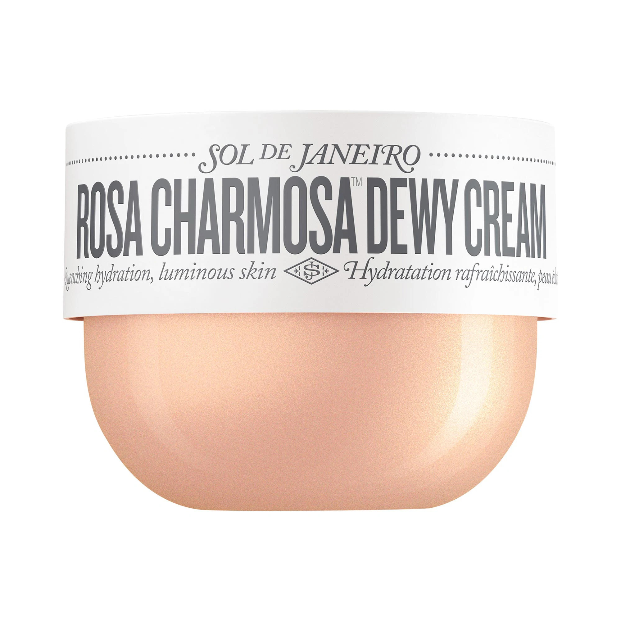 Sol de Janeiro Rosa Charmosa Dewy Body Cream with Rosewater + Crystal Peptides 8 oz/240 mL | Sephora (US)