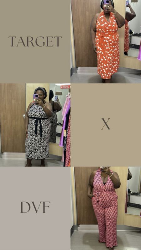 The TargetXDVF collection has some stunning pieces. I am wearing an XXL in outfit 1 & 3 and 2X in outfit 2 & 4. 

#LTKfindsunder100 #LTKSeasonal #LTKplussize