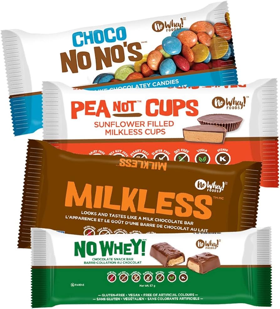 Vegan/Allergy Friendly Chocolate Candy Four Pack Sampler (Milkless bar, Choco No No's, Peanot Cups,  | Amazon (US)