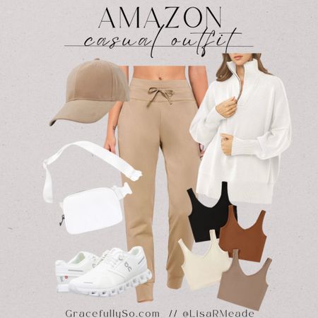 Amazon casual outfit idea

Amazon. Belt bag. On running. Women’s shoes. Loungewear. Joggers. Bag. Comfy. Cozy. Casual. Women’s fashion. Neutral style. 

#LTKstyletip