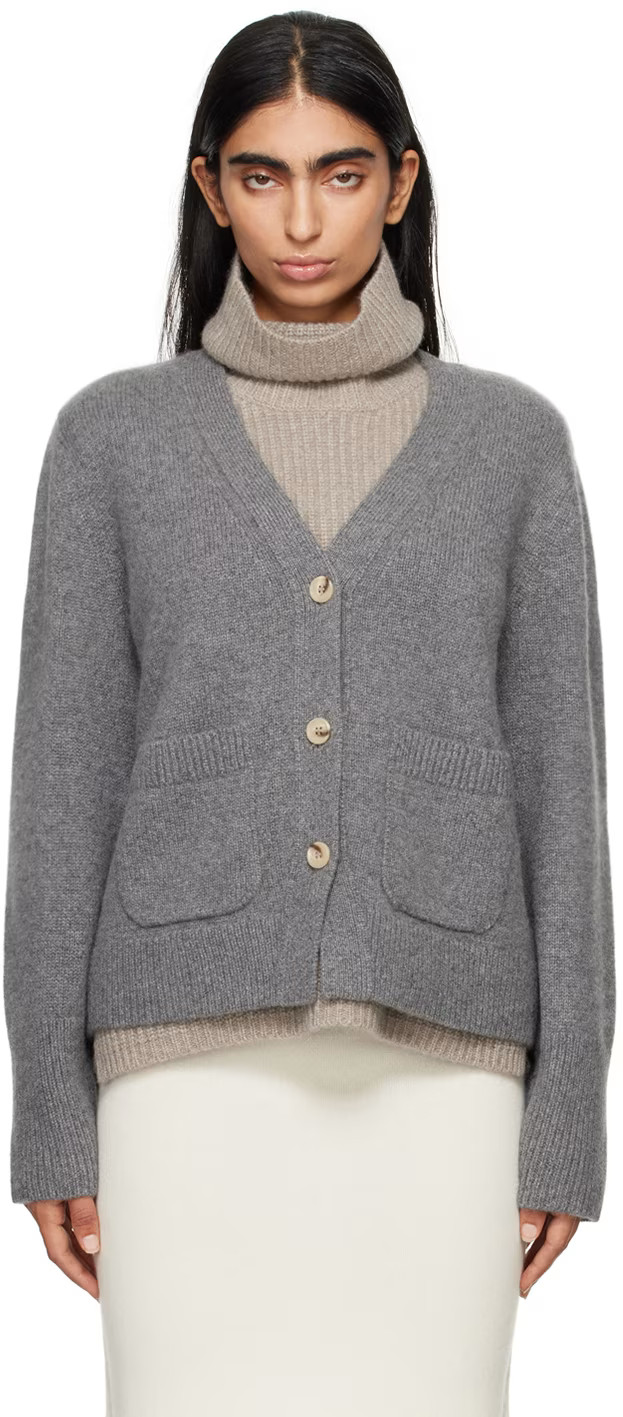 Gray Janelle Cardigan | SSENSE