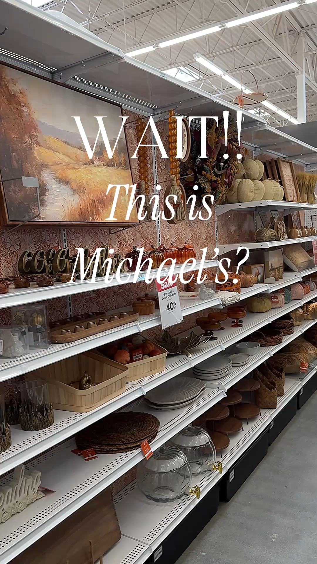 Michael’s Fall/Thanksgiving Decor!!

I could hardly believe my eyes when I saw all this fall decor!! And can we talk about those amber vases?🧡🍂 Everything is 40% off too🙌🏻

#LTKSeasonal #LTKHome #LTKSaleAlert