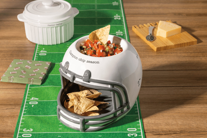Football Helmet Chip And Dip | Mud Pie