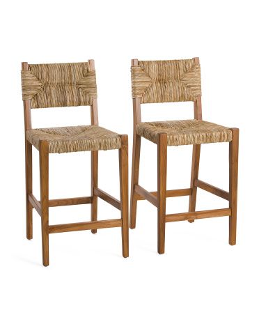 Set Of Two Valletta Counter Stools | Marshalls