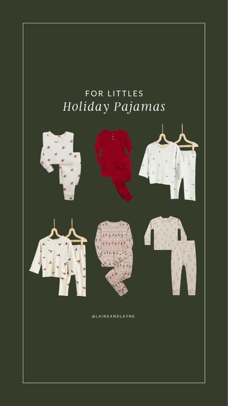 Christmas pajamas for kids 🌲 

#LTKCyberWeek #LTKHoliday #LTKsalealert
