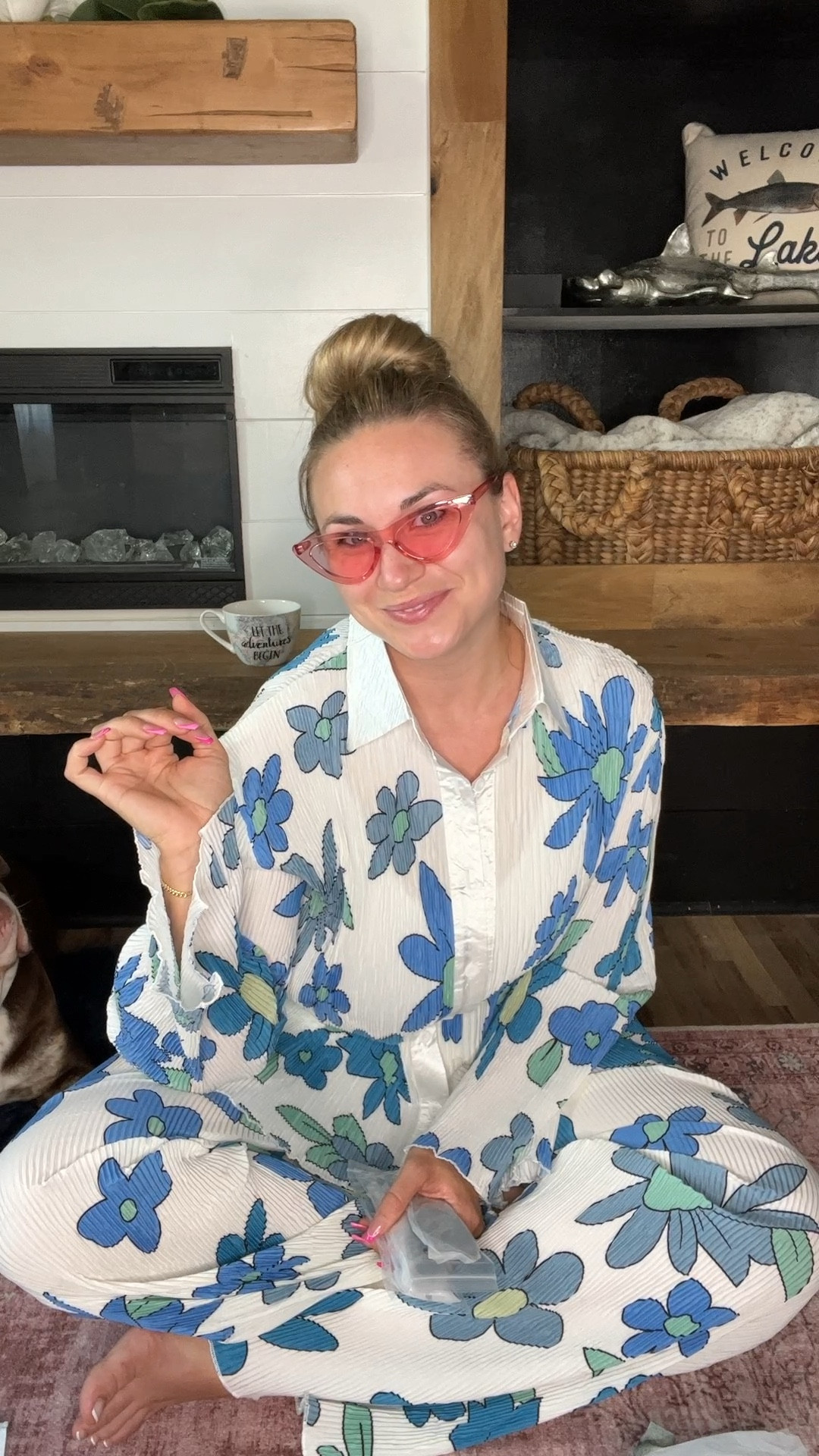 AMAZON Unboxing! 

Product: Cat Eye Sunglasses Vintage Retro Plastic Frame

 The lenses of these cat eye glasses sunglasses can provide UV protection effectively and will filter and block the harmful UV rays to damage the eye's healthy

I’m wearing a size small in the pajamas! 

#LTKFind #LTKstyletip