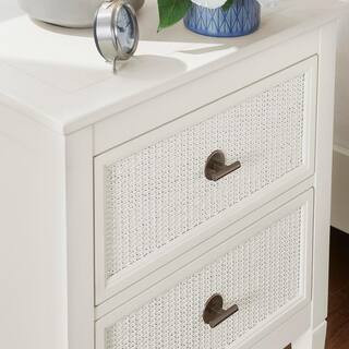 Home Decorators Collection Marsden Ivory 2-Drawer Cane Nightstand 13966-442 - The Home Depot | The Home Depot