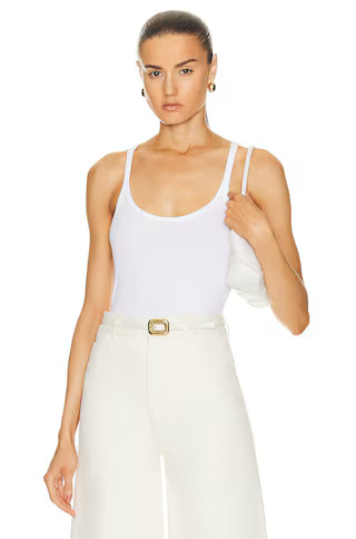 Silk Knit U Tank Top | FWRD 