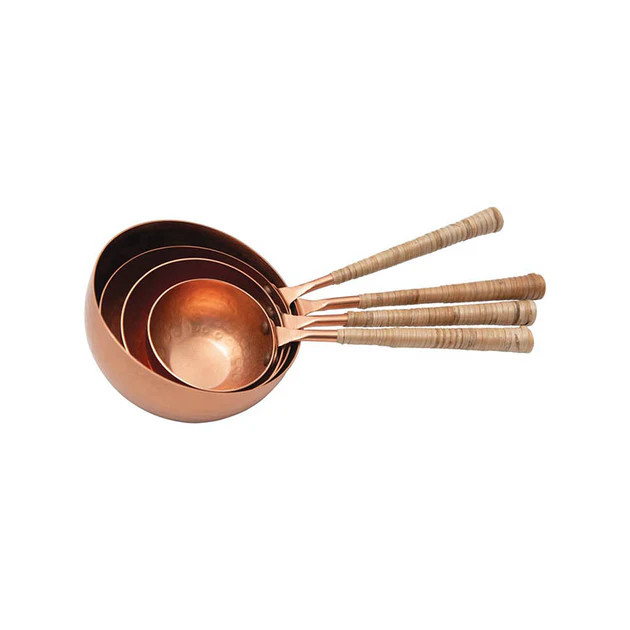Rattan Wrapped Measuring Cups | Cailini Coastal