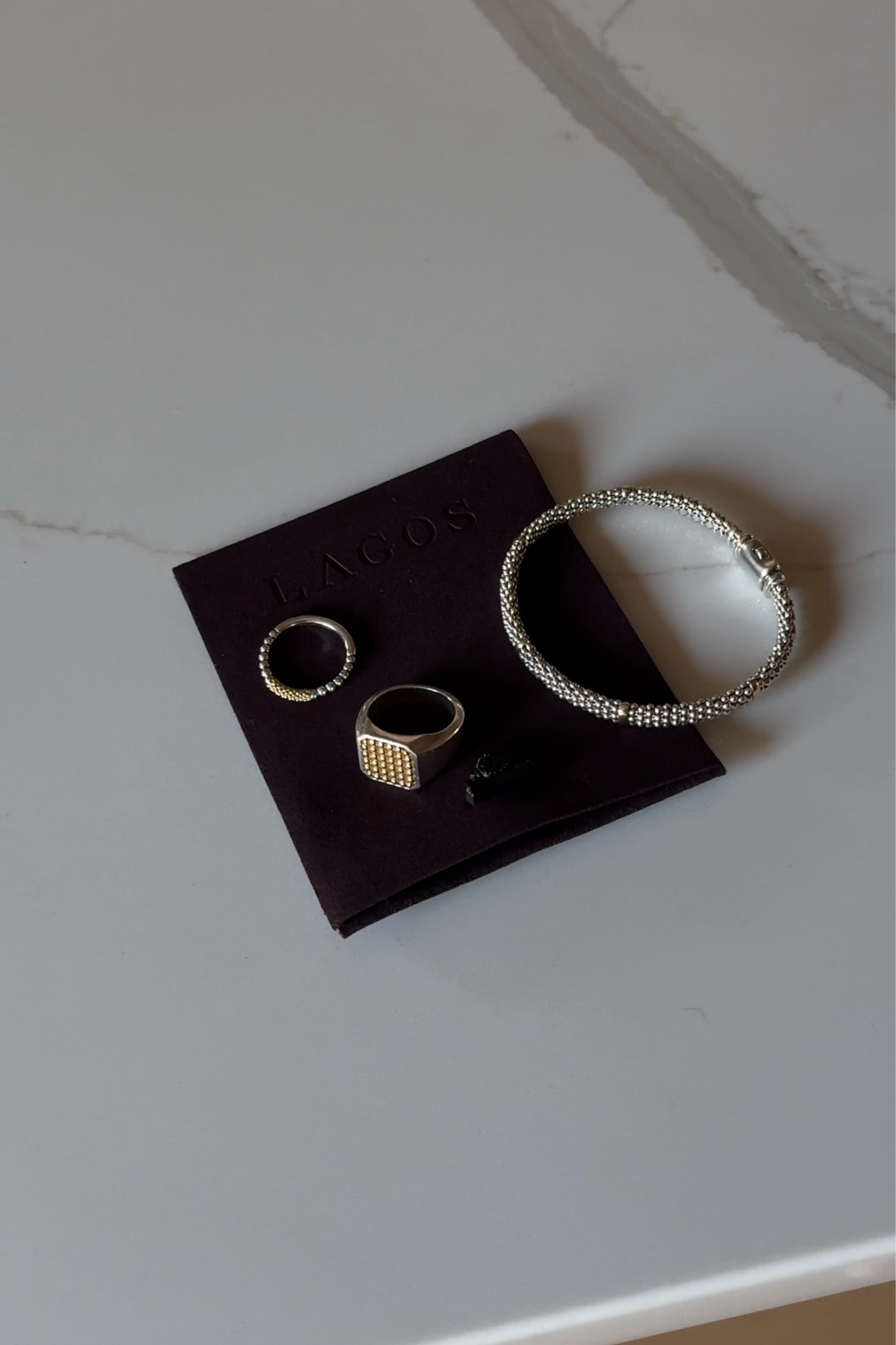 Gifting each other jewelry is one of our favorite things to do for Valentine’s Day — choosing pieces that will last a lifetime and remind us of our love for one another. Picked out a few new @lagos_jewelry pieces for the special day 🤎 