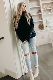 Give It Your All Sweater - Black | Mindy Mae's Market