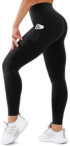High Waisted Leggings for Women Tummy Control Buttery Soft Yoga Pants Womens Gym Workout Running ... | Amazon (US)