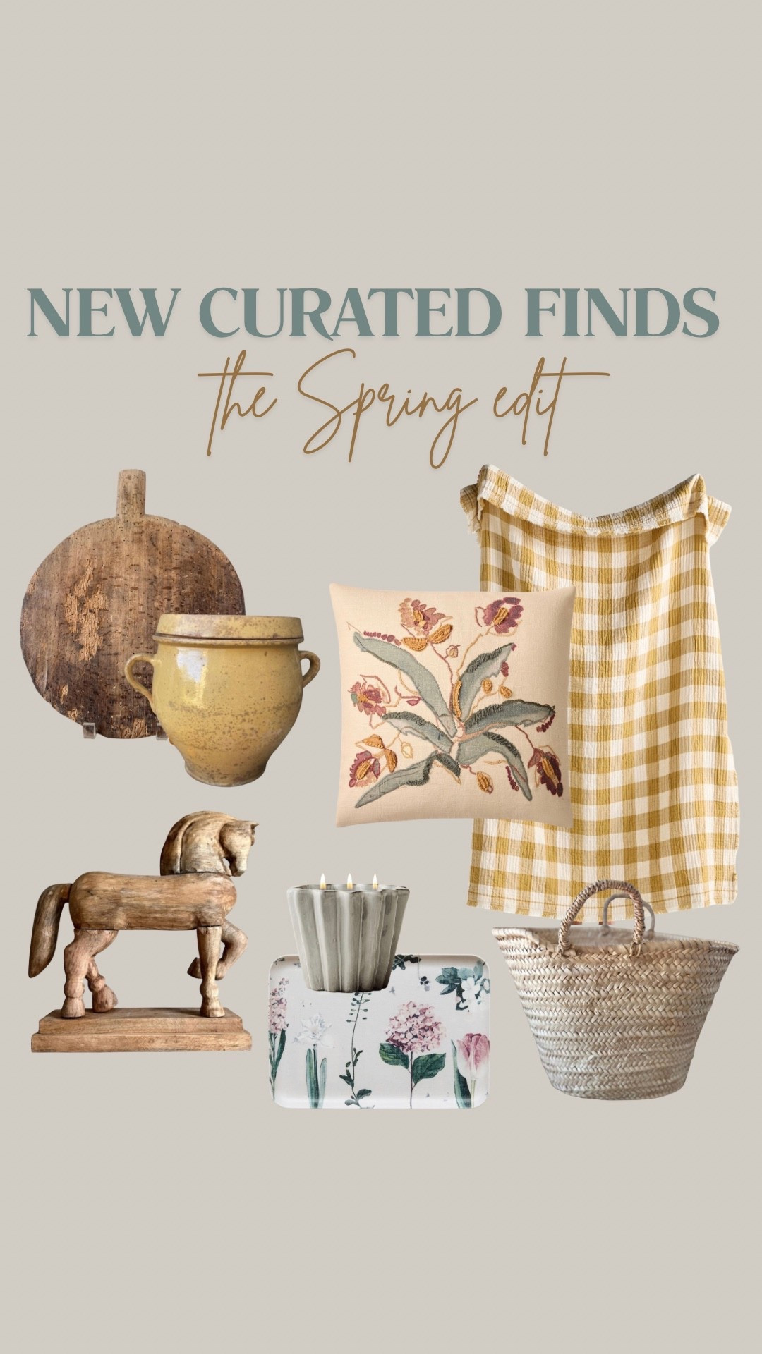 The spring edit! Mixing old with new 

#LTKOver40 #LTKU #LTKHome