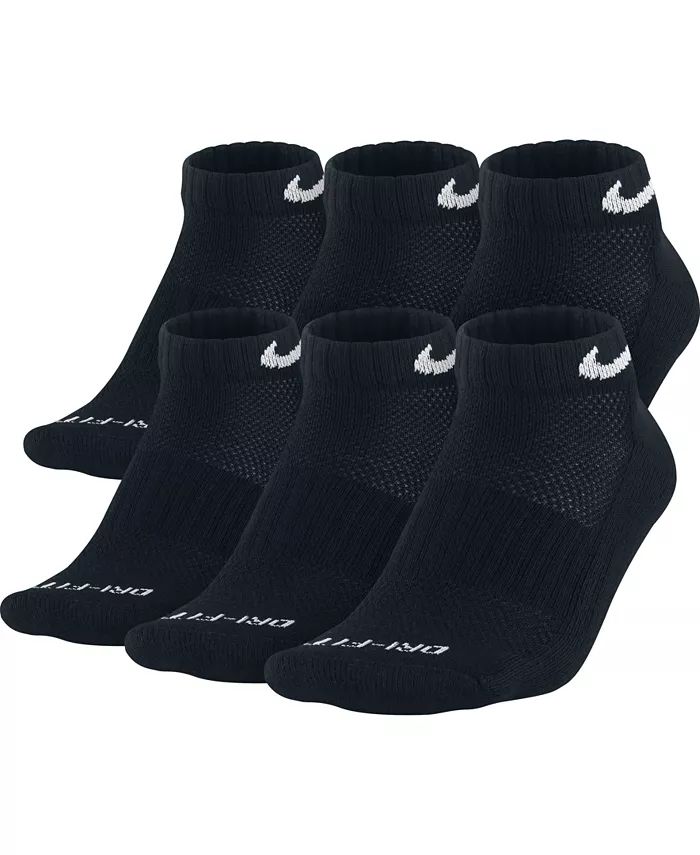 Men's Everyday Plus Cushioned Training Ankle Socks 6 Pairs | Macy's