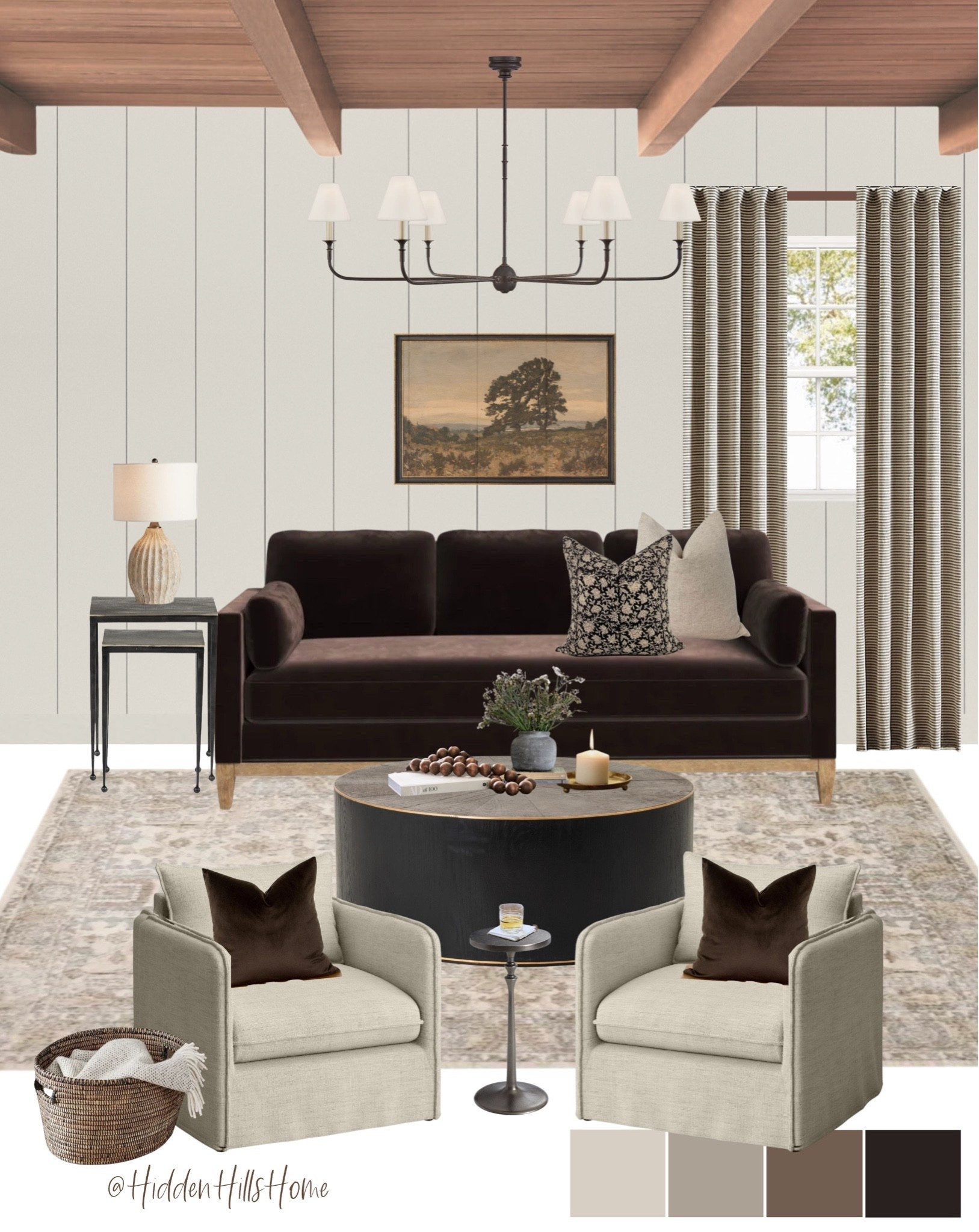 Cozy living room decor, living room mood board, home decor ideas, coffee table, moody living room, family room design #livingroom

#LTKHome #LTKSaleAlert #LTKSeasonal
