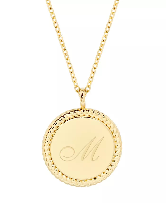 brook & york 14K Gold Plated Charlie Initial Pendant & Reviews - Necklaces - Jewelry & Watches - ... | Macys (US)