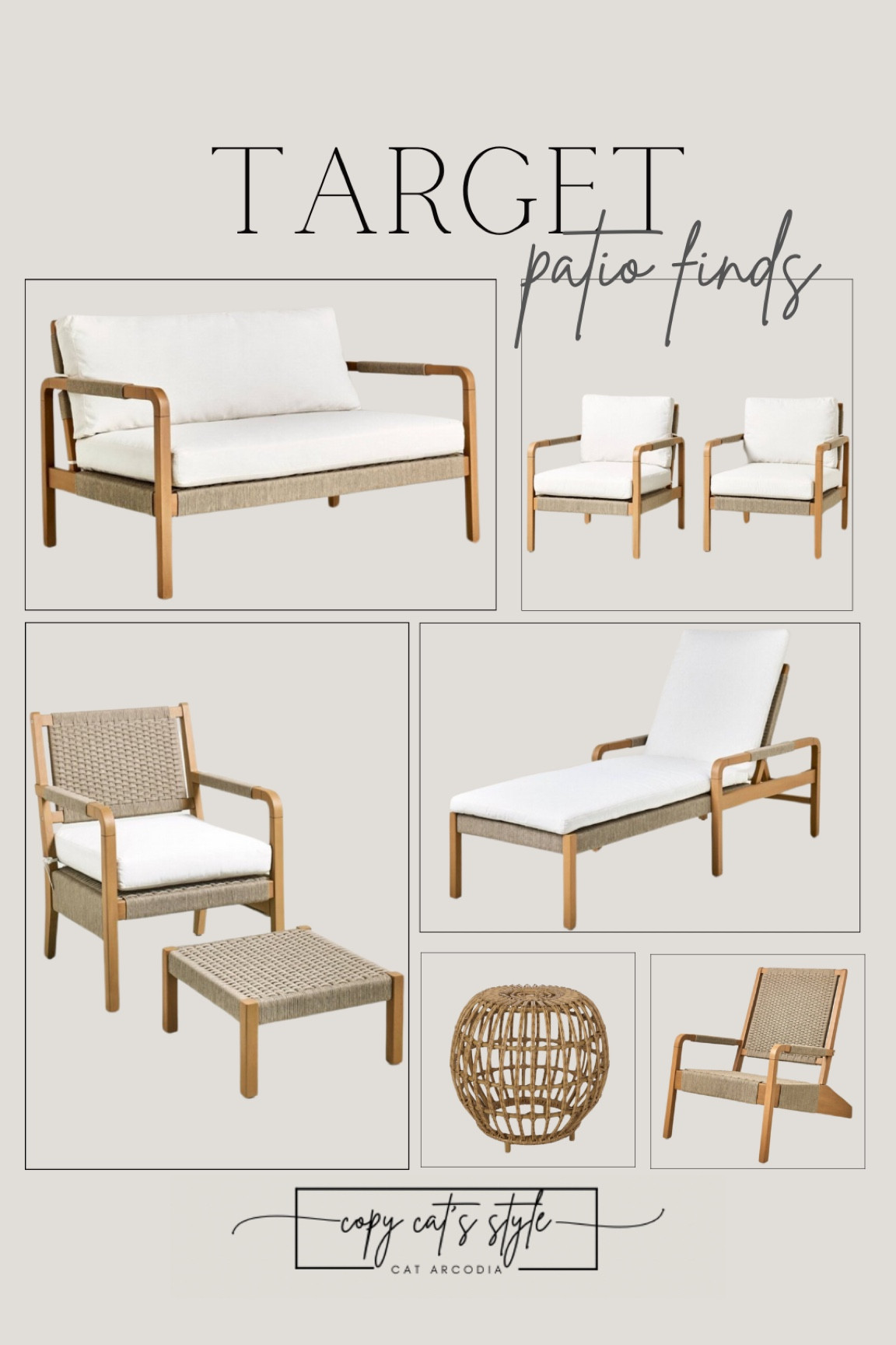 New Target Hearth and Hand for Magnolia Patio Furniture 
New outdoor furniture at Target

#LTKSeasonal #LTKxTarget #LTKhome