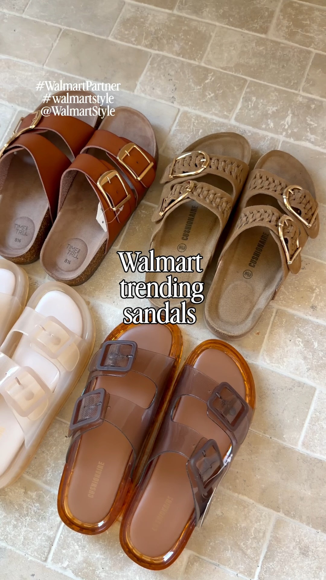 Thanks to #WalmartPartner, I found sandals I can’t stop wearing and they’re already going fast

The jelly style is so fun, and the woven suede pair is the one I keep reaching for. They look way more expensive than they are, and the brown slides are just as good. These are the kind of everyday sandals you throw on with everything, and I already know they’ll be on repeat all summer.

#walmartstyle @WalmartStyle
