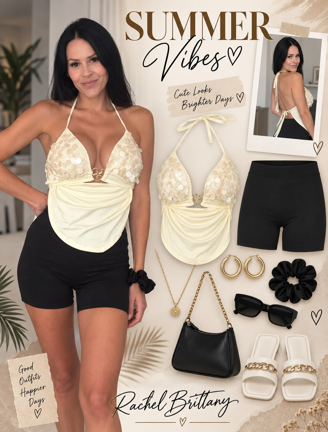 Ready for summer fun in this stylish crop top and shorts set! Perfect for a day out. #SummerVibes
 

 #LTKvlog #LTKActive #LTKSaleAlert