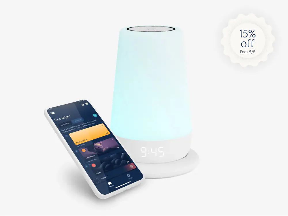 Hatch Rest+ 2nd gen - Portable backup-battery powered, Night Light, Sound Machine, and Time-to-Ri... | Hatch