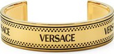 Versace Logo Goldtone Bracelet Cuff | Saks Fifth Avenue