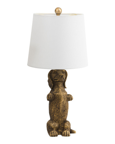 22.5in Sitting Dachshund Table Lamp | TJ Maxx