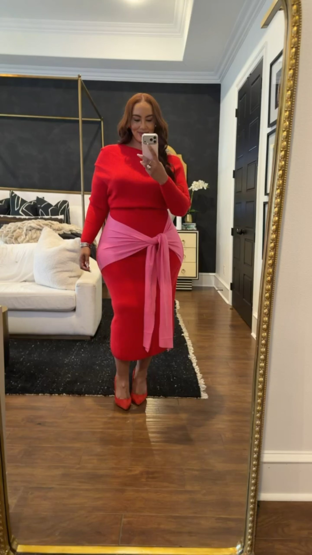 A moment for the dress 🩷

#LTKMidsize #LTKootd #LTKValentine