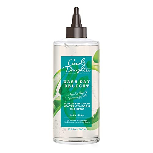 Carol’s Daughter Wash Day Delight Love at First To Foam Sulfate Free Shampoo with Aloe and Micellar Water, Paraben and Silicone Free, Micellar Shampoo for Kinky, Curly Hair, 16.9 fl oz | Amazon (US)