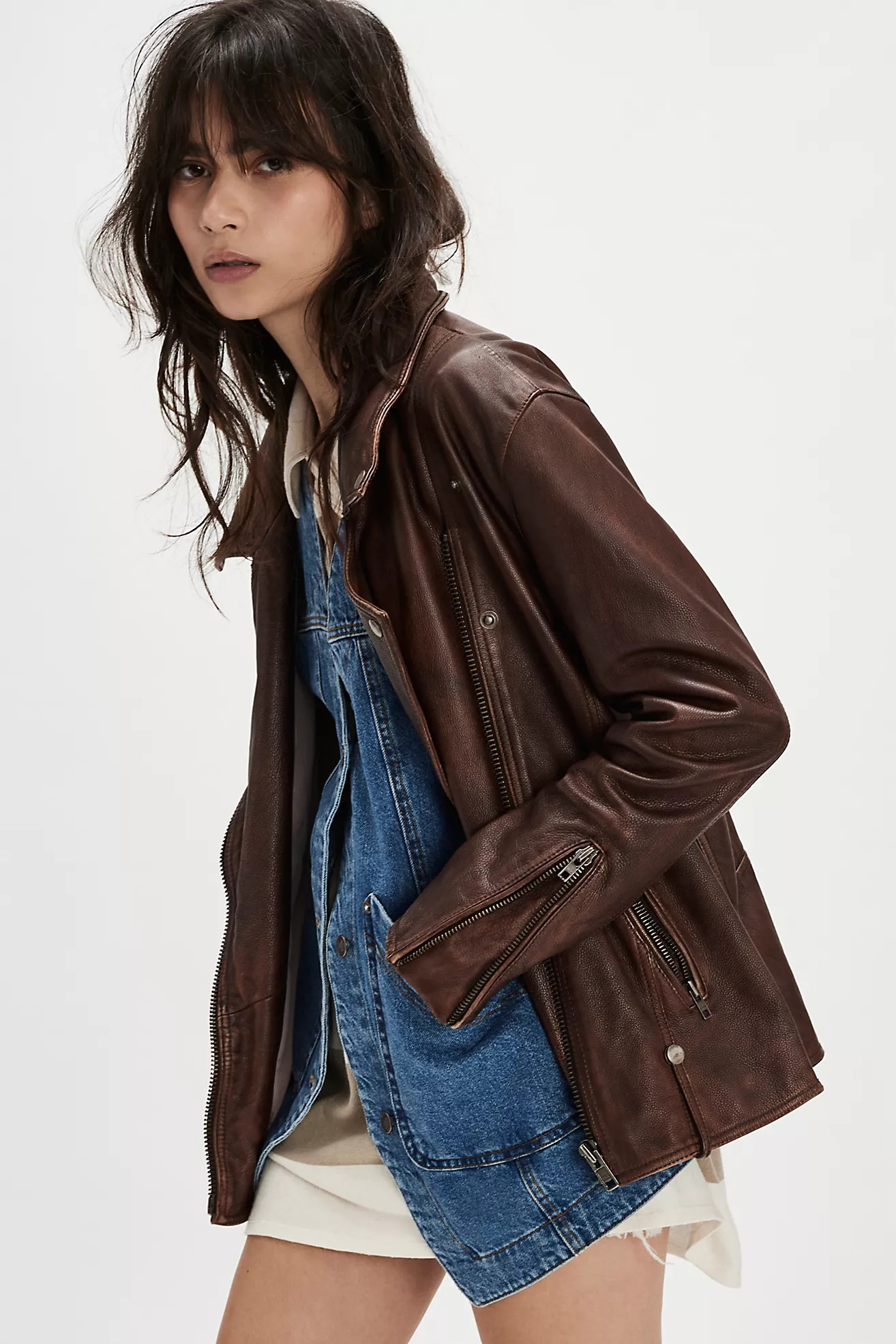 We The Free Jealousy Leather Moto Jacket | Free People (Global - UK&FR Excluded)