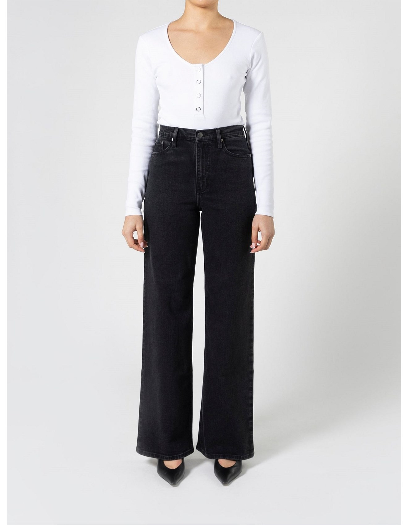 Milla Wide Leg Jean | David Jones (Australia & New Zealand)