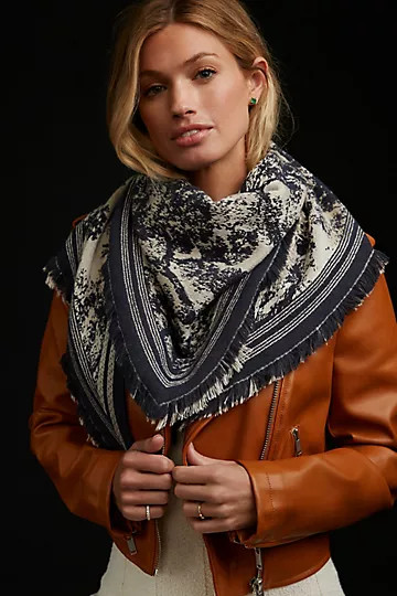 Abstract Print Scarf | Anthropologie (US)