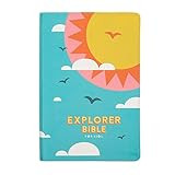 CSB Explorer Bible for Kids, Hello Sunshine LeatherTouch, Red Letter, Full-Color Design, Photos, ... | Amazon (US)