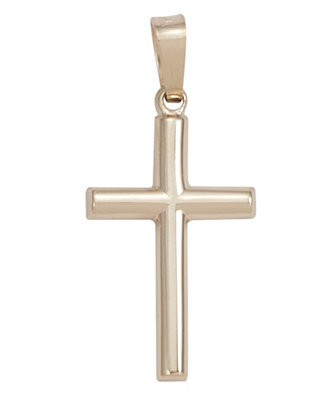 Cross Pendant in 14k Yellow Gold | Macys (US)