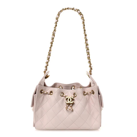 Caviar Quilted Mini Chanel 25 Handbag Light Pink | FASHIONPHILE (US)